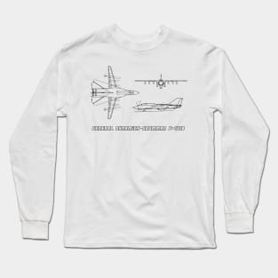 General Dynamics-Grumman F-111B (black) Long Sleeve T-Shirt